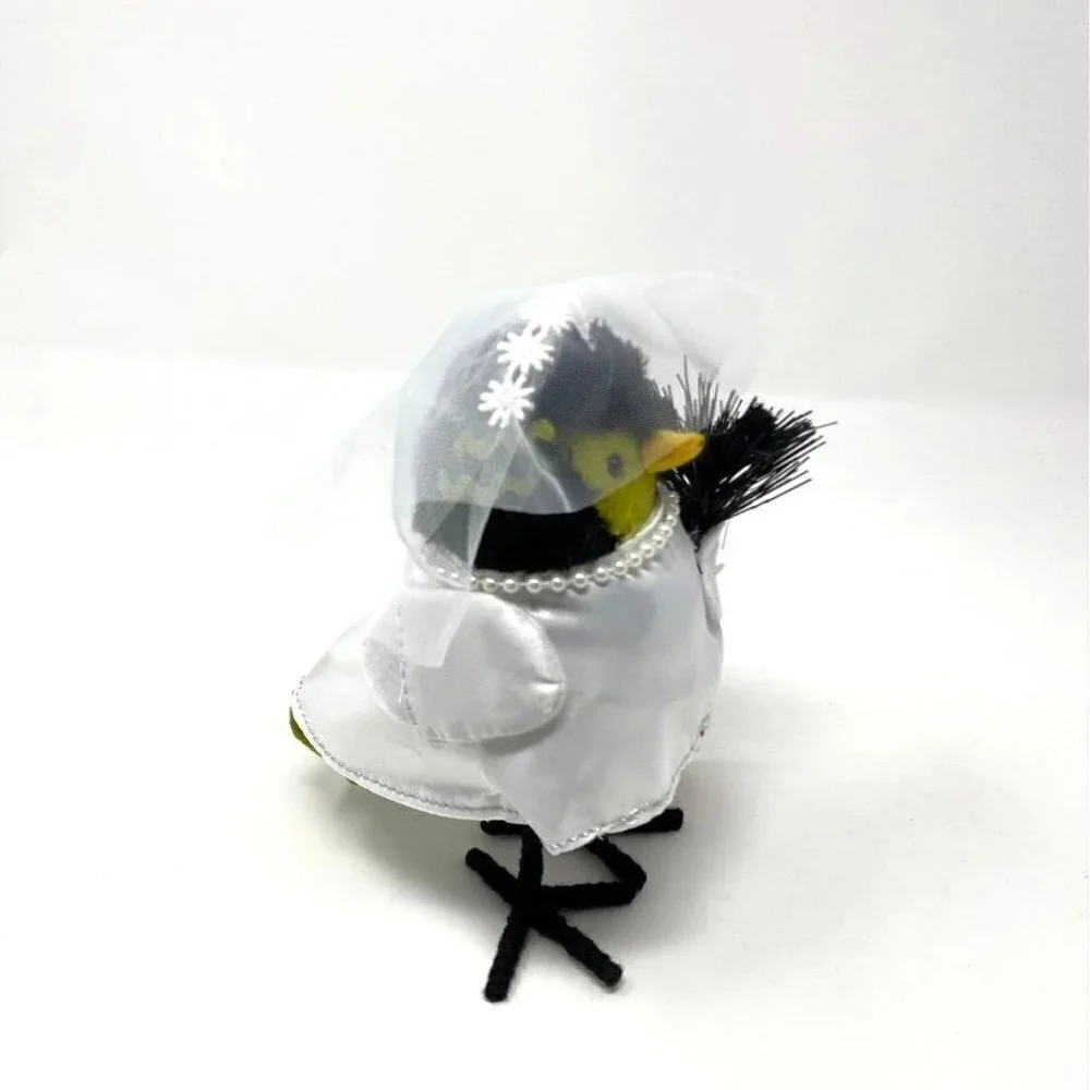 Target Midnight Raven Featherly Friends Bride Bird Halloween Decorative Figurine